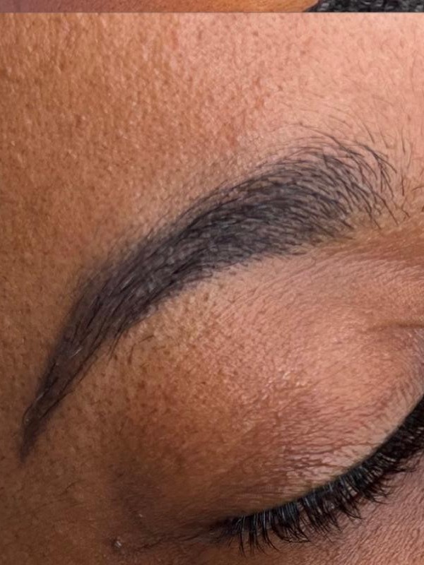 Powder Brows after client result