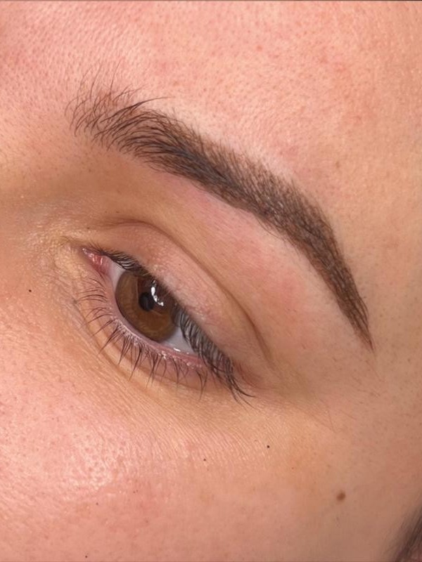 Powder Brows after client result