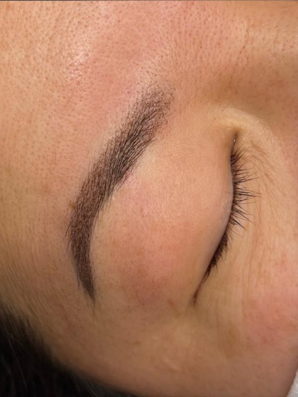 Powder Brows after client result
